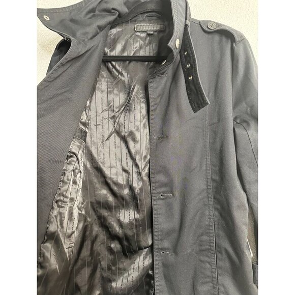 Jack Jones Women's Black Gardner Trench Jacket Size 175/96A US XL - Picture 6 of 16